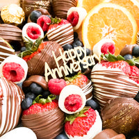 Anniversary Mixed Chocolate Fruit Box