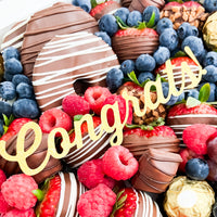 Congrats Chocolate Berry Fruit Box