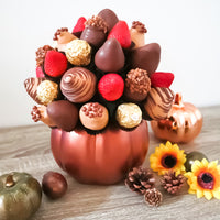 Fall Chocolate & Strawberry Bouquet