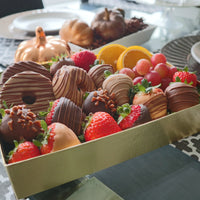 Salted Caramel & Milk Chocolate Mixed Fruit Box