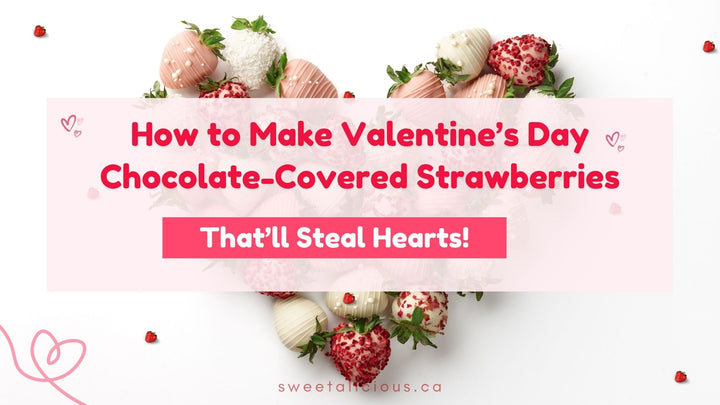 How to Make Valentine’s Day Chocolate-Covered Strawberries, That’ll Steal Hearts! 🍓❤️🍫