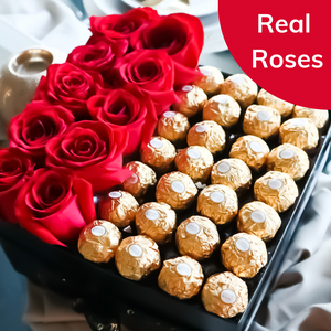 Roses & Ferrero Box