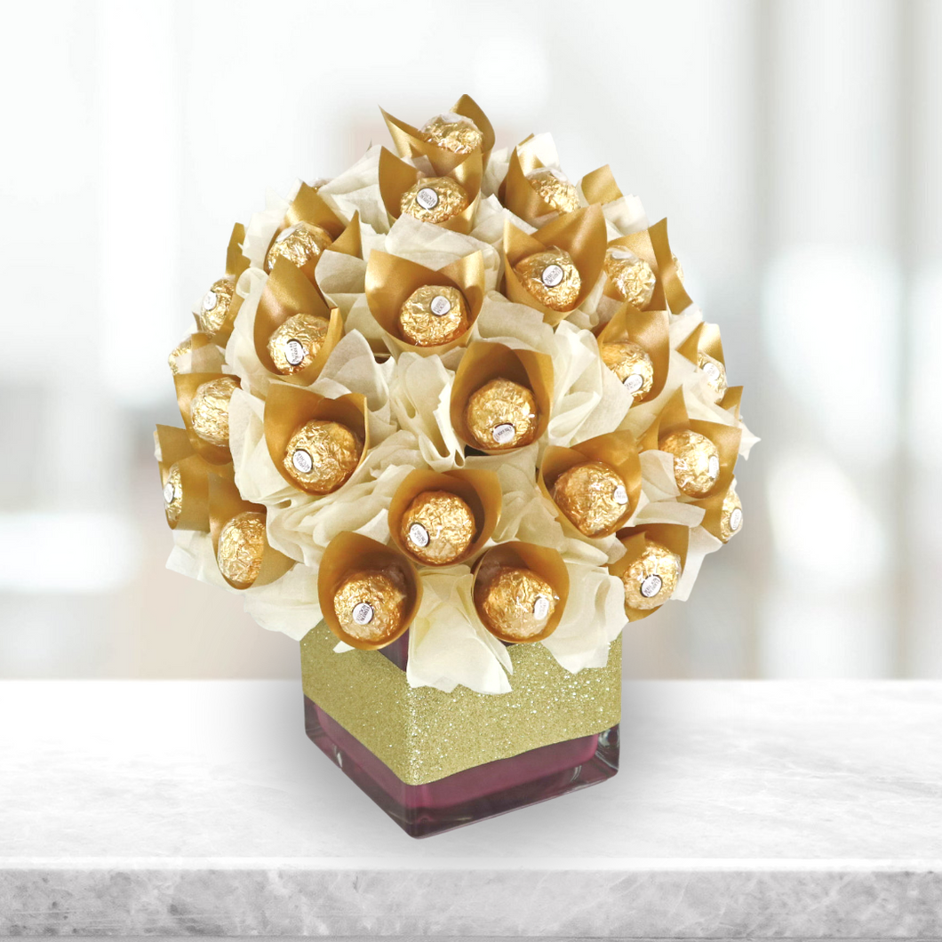 Golden Delight Ferrero Bouquet