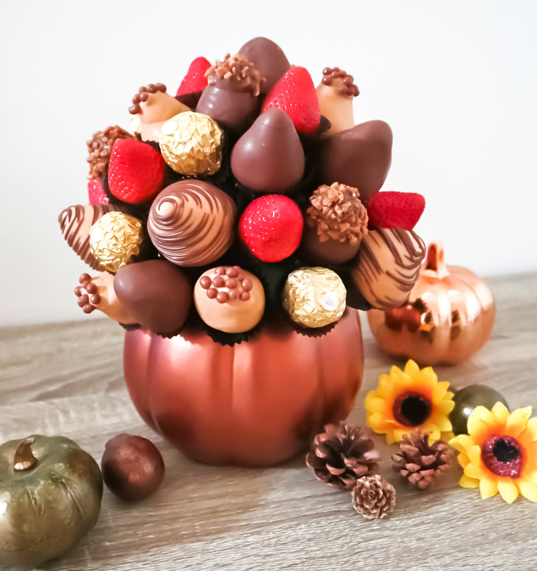 Fall Chocolate & Strawberry Bouquet