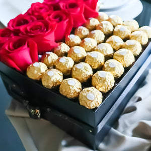 Roses & Ferrero Box